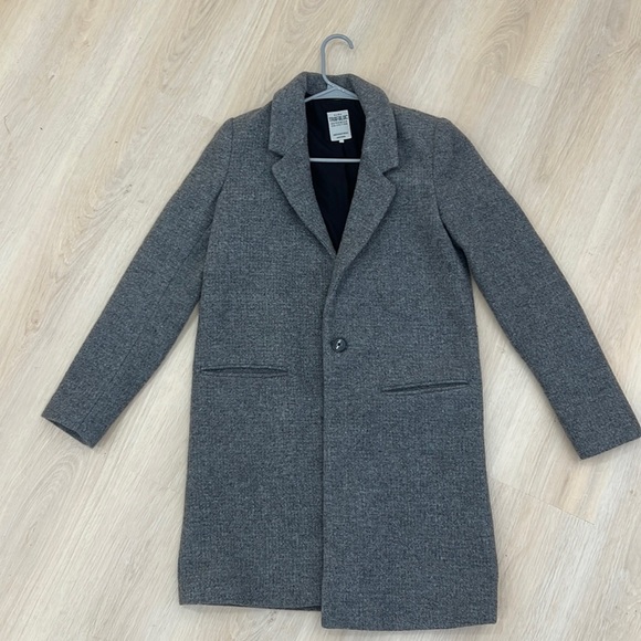 Woman zara coat gray color